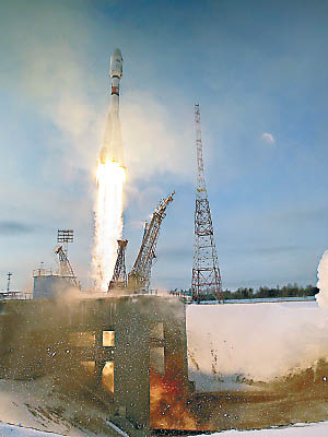 俄軍去年發射衞星，引起猜測。
