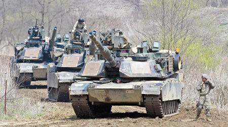 台灣決定明年購入美軍的M1A2坦克。