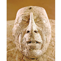 七世紀瑪雅統治者帕卡爾大帝（King Pakal the Great）的灰泥製面具。