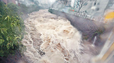 強颱上月蹂躪朝鮮半島，濟州亦受災。