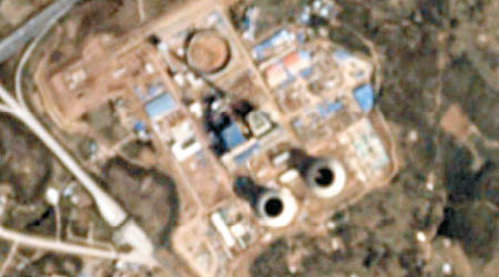 衞星圖片可見，華電韶關南雄的燃煤發電廠正動工興建。（互聯網圖片）
