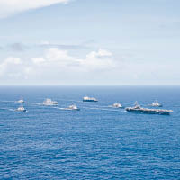 中國軍艦與美國艦艇（圖）恐會再起衝突。