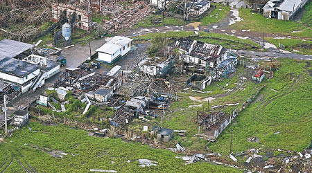 波多黎各去年受到颶風吹襲，損毀嚴重。