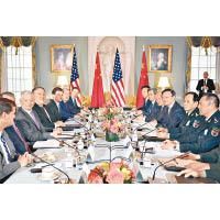 中美第二輪外交安全對話，上周在美國首都華盛頓舉行。