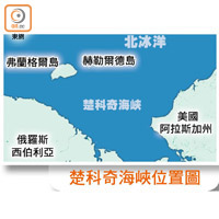 楚科奇海峽位置圖