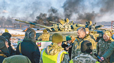 烏克蘭軍隊加緊訓練，應對俄羅斯的威脅。