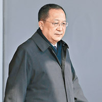 李勇浩（圖）訪華討論朝鮮半島無核化。