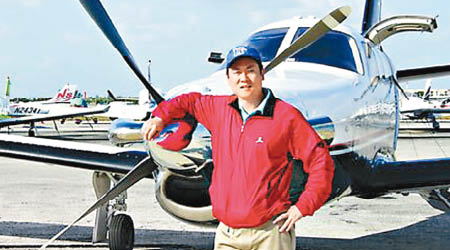 陳瑋有「中國環球飛行第一人」之稱。（互聯網圖片）