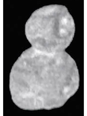 NASA指天涯海角似雪人。（美聯社圖片）