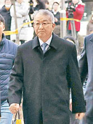 大法院前院長梁承泰被捕。（美聯社圖片）