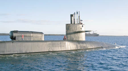 W76-2可配備在美軍戰略核潛艇，如俄亥俄號（圖）之上。