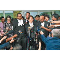 段氏香的律師對馬來西亞法院的決定表示失望。