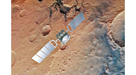 火星快車（圖）的發現印證了好奇號的探測結果。