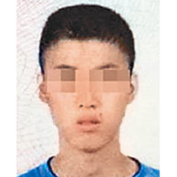 身份證照片顯示，田男當年皮膚白皙，頭髮濃密。
