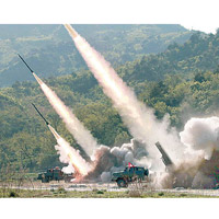北韓早前試射導彈。（美聯社圖片）