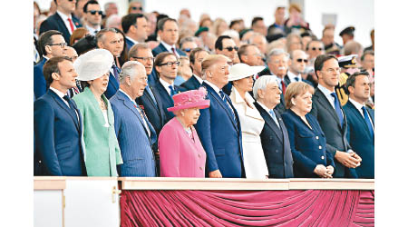 多國元首出席諾曼第登陸紀念活動。