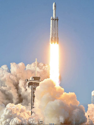 火箭將在甘迺迪太空中心升空。（美聯社圖片）