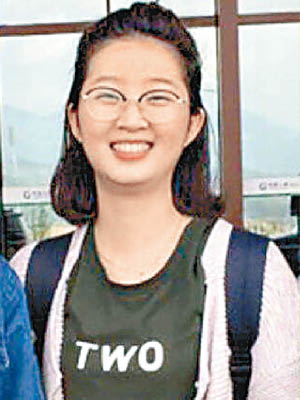 被殺的中國女留學生章瑩穎。
