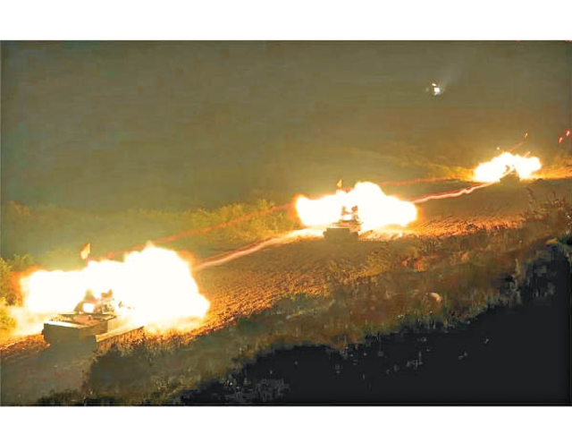 陸越中線軍演 台射導彈示威