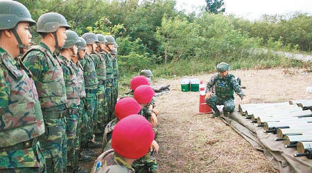 台灣陸軍近期執行實彈測考。（中時電子報圖片）