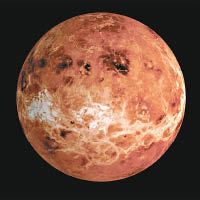 荒無的金星被指於七億年前或有生命存在。（美聯社圖片）