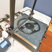 3D打印機製跑車零件。