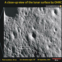印度發出最高清的月球影像。