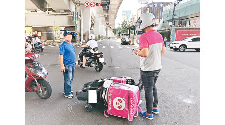 外賣員的交通意外頻繁。（互聯網圖片）