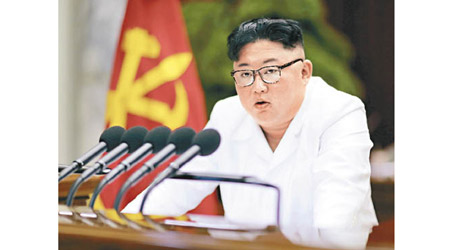 金正恩強調，需採取積極和進攻性措施來確保國家安全。（美聯社圖片）