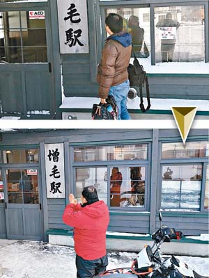 男網友（上圖）年前身材尚算健美，今年已變成「地中海」胖大叔（下圖）。