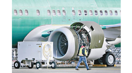 波音737 MAX系列客機停飛，令不少航空公司蒙受損失。（美聯社圖片）