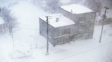 加拿大降雪量打破多年紀錄。（美聯社圖片）