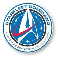《星空奇遇記》的「星際聯邦艦隊」徽章