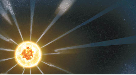 帕克太陽探測器曾拍得太陽風。（美聯社圖片）