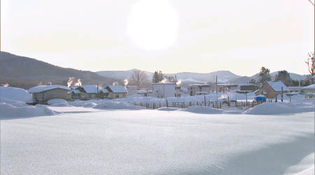 北海道多地迎來本年冬季最冷一天。（電視畫面）