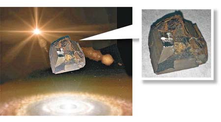 研究人員分析外太空隕石，發現所含晶體具超導電性。