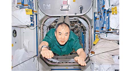 野口聰一（圖）將乘坐SpaceX的「龍」飛船一號機。