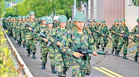 台後備軍屢被美軍指虛有其表。