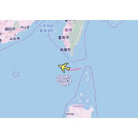 美軍RC135U電子偵察機進入南海。