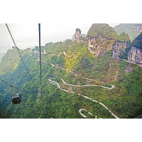 事發於張家界天門山國家森林公園。