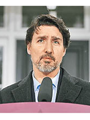加拿大總理杜魯多批評中國不理解加拿大是司法獨立。