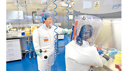 有外國專家懷疑病毒來自武漢病毒研究所。（美聯社圖片）