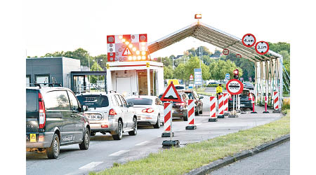 丹麥重開接壤德國的邊境。（美聯社圖片）
