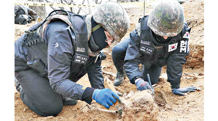 因應局勢緊張，南韓暫停掘出韓戰遺骸。
