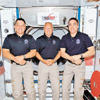卡西迪（右）現時身在國際太空站。