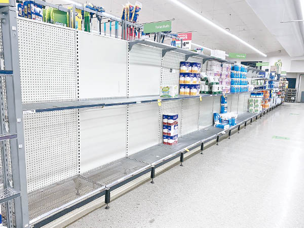 澳洲維省疫情堪憂  超市現搶購潮