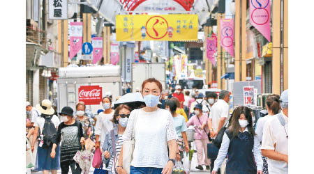 日本多地的疫情反彈，政府考慮是否再次頒布緊急狀態。