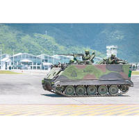 台軍裝甲車參與漢光演習。