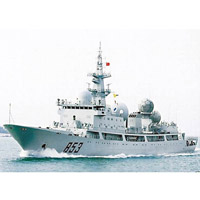 解放軍815G電子偵察艦，曾被稱為間諜船。