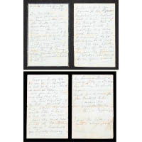拍賣的信件由南丁格爾親筆寫下，收藏在書桌抽屜內多年。